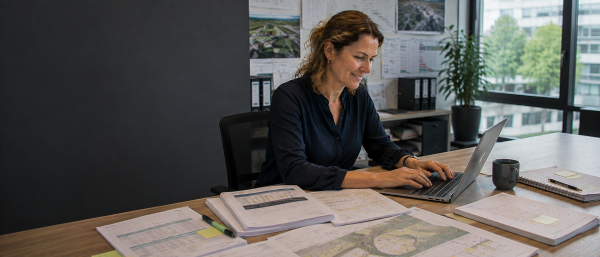 Tenderschrijver gebruikt AI bij het analyseren, schrijven en reviewen van een EMVI-plan